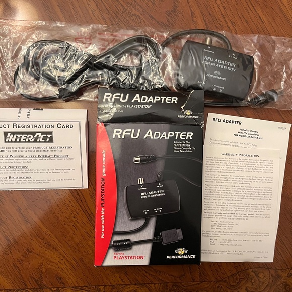 RFU ADAPTOR For Use With Sony PlayStation By Performance - Picture 3 of 3